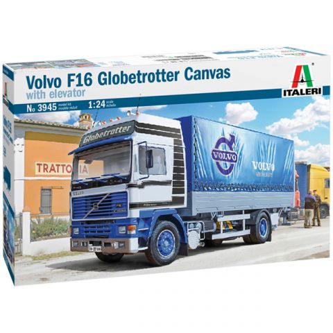 Грузовик Volvo F16 Globetrotter Canvas Truck (1:24)
