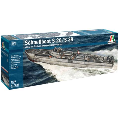 Торпедный катер Schnellboot S-26/S-38 (1:35)