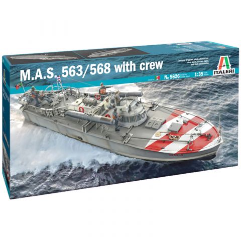 Торпедный катер M.A.S. 563/568 with Crew (1:35)
