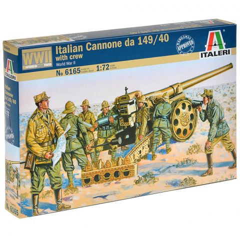 Пушка Cannone da 149/40 с расчётом (1:72)