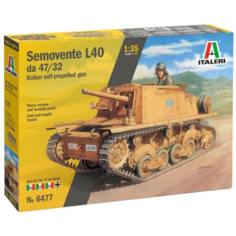 Самоходная артиллерийская установка Semovente L40 da 47/32 (1:35)