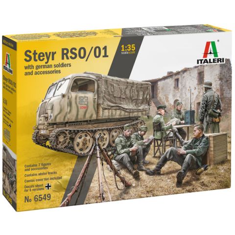 Тягач Steyr RSO/01 with german soldiers (1:35)