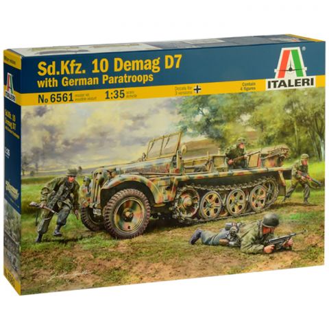 Тягач Sd.Kfz. 10 DEMAG D7 with German Paratroops (1:35)