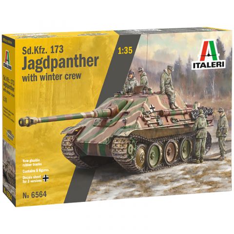 Танк Sd.Kfz.173 Jagdpanther with Winter Crew (1:35)