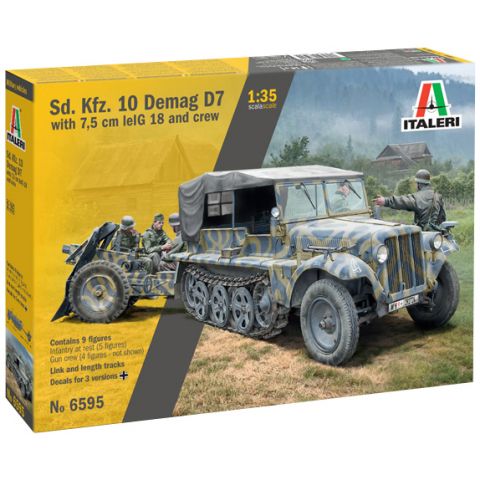 Автомобиль Sd. Kfz. 10 Demag D7 with leIG 18 (1:35)