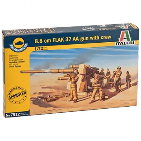 Пушка FLAK 37 AA с расчётом (1:72)