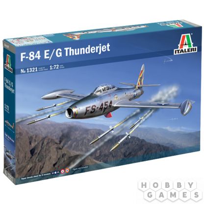 Истребитель-бомбардировщик F-84 E/G Thunderjet (1:72)