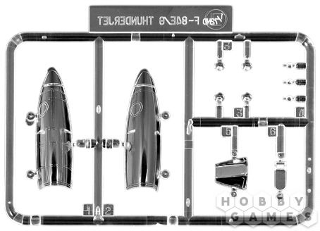 Истребитель-бомбардировщик F-84 E/G Thunderjet (1:72) фото 7