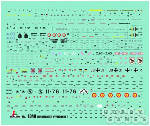 Истребитель EF 2000 Typhoon IIB (1:72) фото 2