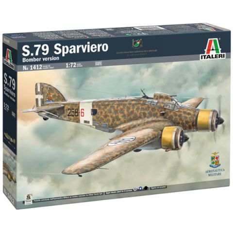 Бомбардировщик S.79 Sparviero Bomber version (1:72)