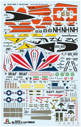 Истребитель F-14A Tomcat (1:72) фото 2