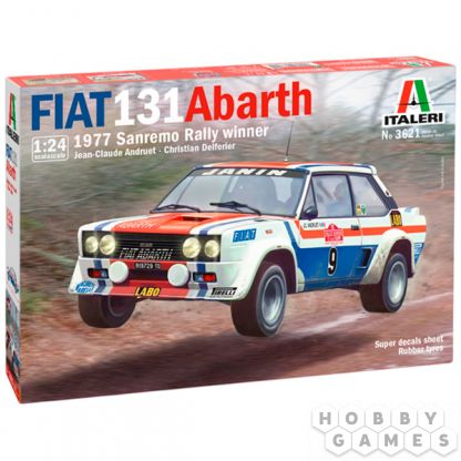 Спортивный автомобиль Fiat 131 Abarth 1977 Sanremo Rally Winner (1:24)