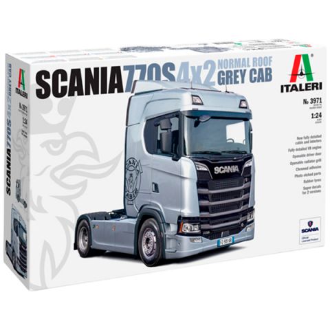 Грузовой автомобиль Scania 770S 4x2 Normal Roof "Grey Cab" (1:24)
