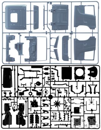 Грузовой автомобиль Scania 770S 4x2 Normal Roof "Grey Cab" (1:24) фото 4