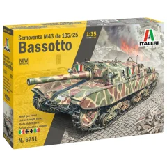 Самоходная артиллерийская установка Semovente M43 da 105/25 Bassotto (1:35)