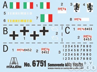 Самоходная артиллерийская установка Semovente M43 da 105/25 Bassotto (1:35) фото 2