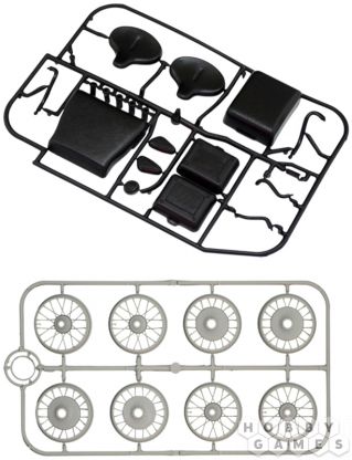 Немецкий военный мотоцикл с коляской (1:9) фото 4