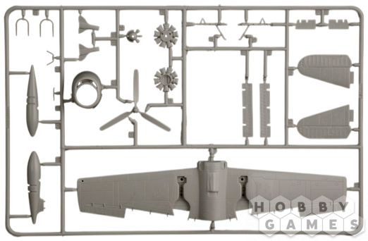 Истребитель F6F-3/5 Hellcat (1:72) фото 3