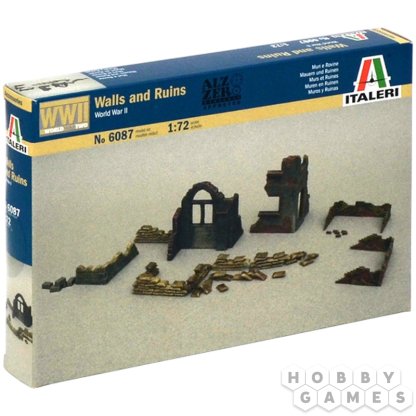 Набор аксессуаров World War II: Walls and Ruins (1:72)