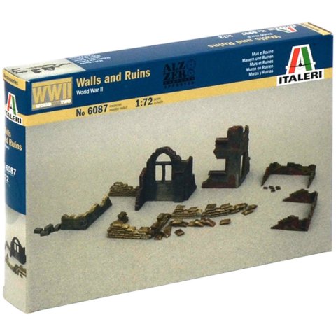 Набор аксессуаров World War II: Walls and Ruins (1:72)