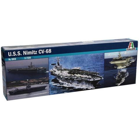 Военный корабль U.S.S. Nimitz CV-68 (1:720)