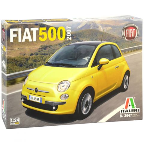 Автомобиль FIAT 500 (2007) (1:24)