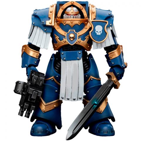 Фигурка JoyToy. Warhammer 30,000: Ultramarines Cataphractii Terminator Squad Sergeant with Power Sword