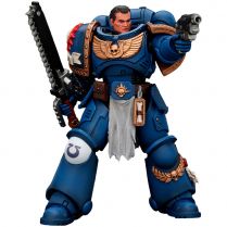 Фигурка JoyToy. Warhammer 40,000: Space Marine 2: Ultramarines Lieutenant Titus