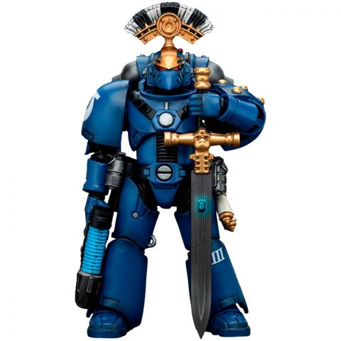 Фигурка JoyToy. Warhammer 30,000: Ultramarines MK VI Tactical Squad Sergeant with Plasma Pistol and Power Sword