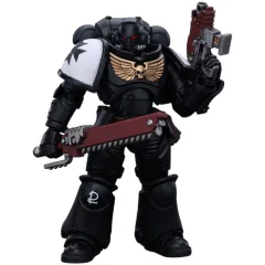 Фигурка JoyToy. Warhammer 40,000: Black Templars Outriders. Brother Valtus