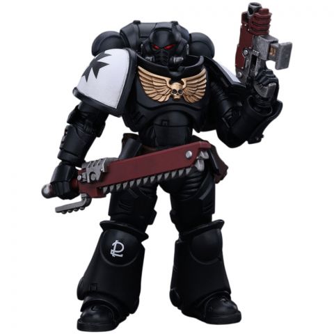 Фигурка JoyToy. Warhammer 40,000: Black Templars Outriders. Brother Valtus