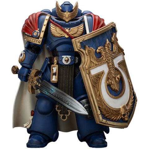 Фигурка JoyToy. Space Marine 2: Ultramarines Victrix Honour Guard with Storm Shield And Power Sword
