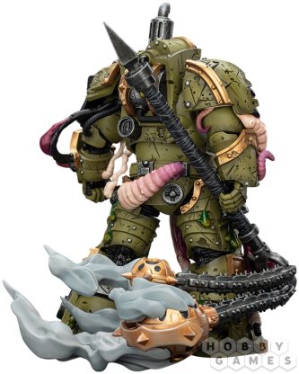 Фигурка JoyToy. Warhammer 40,000: Death Guard Blightlord Terminator 2 with Flail of Corruption фото 4