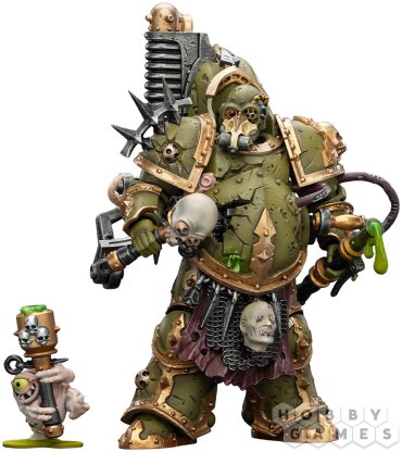 Фигурка JoyToy. Warhammer 40,000: Death Guard Foul Blightspawn with Plague Sprayer фото 2