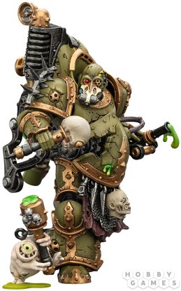 Фигурка JoyToy. Warhammer 40,000: Death Guard Foul Blightspawn with Plague Sprayer фото 3