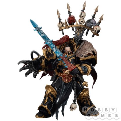 Фигурка JoyToy. Warhammer 40,000: Black Legion Abaddon the Despoiler with Drach&#039;nyen and the Talon of Horus