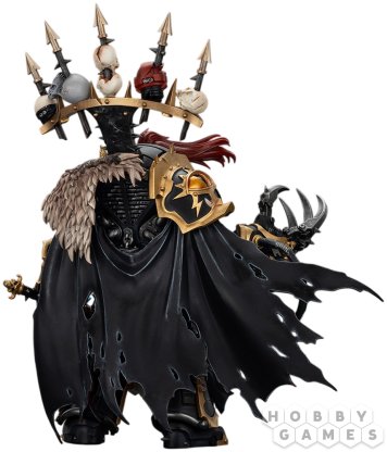 Фигурка JoyToy. Warhammer 40,000: Black Legion Abaddon the Despoiler with Drach&#039;nyen and the Talon of Horus фото 4