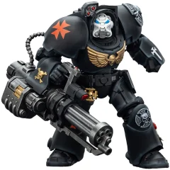 Фигурка JoyToy. Warhammer 40,000: Black Templars Terminator 3 with Power Fist and Assault Cannon
