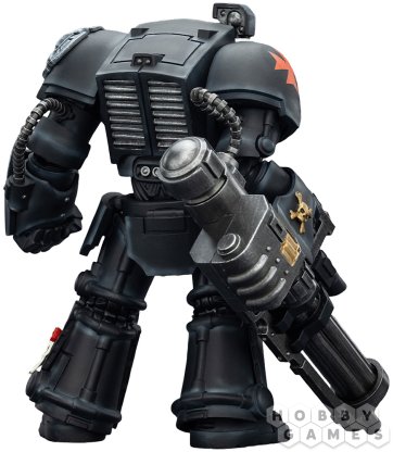 Фигурка JoyToy. Warhammer 40,000: Black Templars Terminator 3 with Power Fist and Assault Cannon фото 4