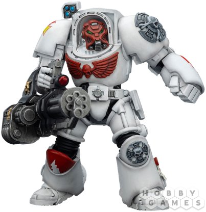 Фигурка JoyToy. Warhammer 40,000: White Scars Terminator 3 with Power Fist and Assault Cannon