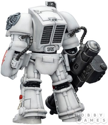 Фигурка JoyToy. Warhammer 40,000: White Scars Terminator 3 with Power Fist and Assault Cannon фото 4