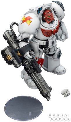 Фигурка JoyToy. Warhammer 40,000: White Scars Terminator 3 with Power Fist and Assault Cannon фото 5