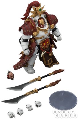 Фигурка JoyToy. Warhammer 30,000: White Scars Qin Xa, Master of the Keshig with paired blades The Tails of the Dragon фото 5