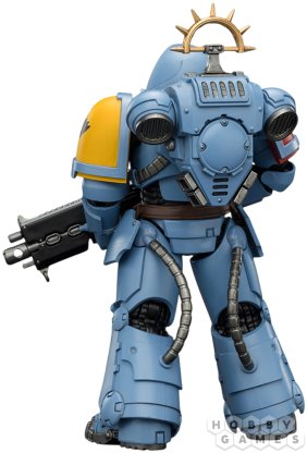 Фигурка JoyToy. Space Marine 2: Game Edition Space Wolves Heavy Intercessor with Heavy Bolt Rifle and Bolt Pistol фото 4