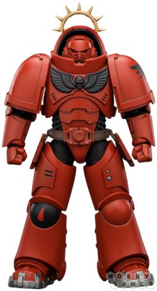 Фигурка JoyToy. Space Marine 2: Game Edition Blood Angels Heavy Intercessor with Heavy Bolt Rifle and Bolt Pistol фото 2