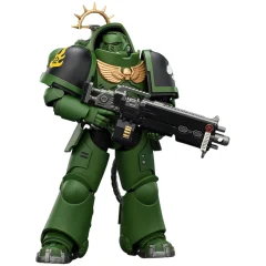 Фигурка JoyToy. Space Marine 2: Game Edition Salamanders Heavy Intercessor with Heavy Bolt Rifle and Bolt Pistol
