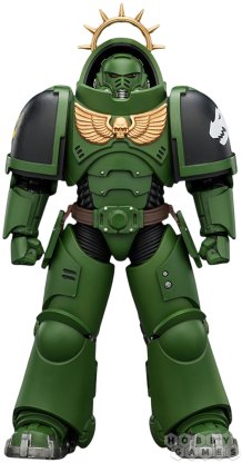 Фигурка JoyToy. Space Marine 2: Game Edition Salamanders Heavy Intercessor with Heavy Bolt Rifle and Bolt Pistol фото 2
