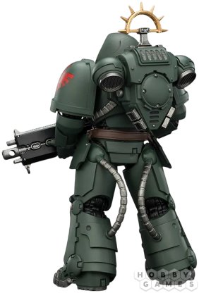 Фигурка JoyToy. Space Marine 2: Game Edition Dark Angels Heavy Intercessor with Heavy Bolt Rifle and Bolt Pistol фото 4