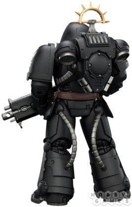 Фигурка JoyToy. Space Marine 2: Game Edition Iron Hands Heavy Intercessor with Heavy Bolt Rifle and Bolt Pistol фото 4
