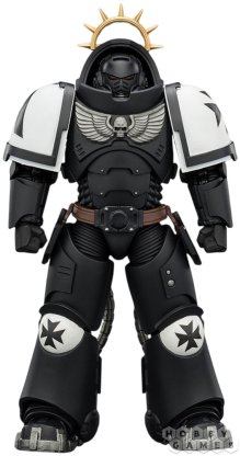 Фигурка JoyToy. Space Marine 2: Game Edition Black Templars Heavy Intercessor with Heavy Bolt Rifle and Bolt Pistol фото 2
